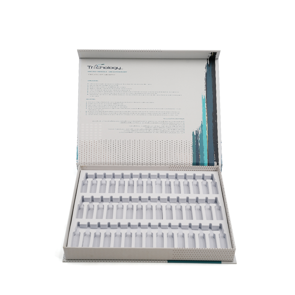 Magnetic Flip-Top Hair Treatment Ampoule Box Magnetic Flip-Top Hair Treatment Ampoule Box