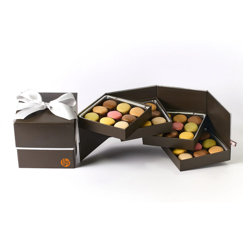3-Tier Rotating Flip Magnetic Rigid Chocolate Gift Box 3-Tier Rotating Flip Magnetic Rigid Chocolate Gift Box