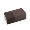 Brown Leather Texture Perfume Gift Box with Sleeve