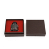 Brown Leather Texture Perfume Gift Box with Sleeve