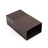 Brown Leather Texture Perfume Gift Box with Sleeve