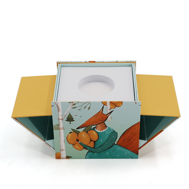 Custom Double Open Skincare Jar Auto Lift Gift Box