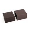 Brown Leather Texture Perfume Gift Box with Sleeve