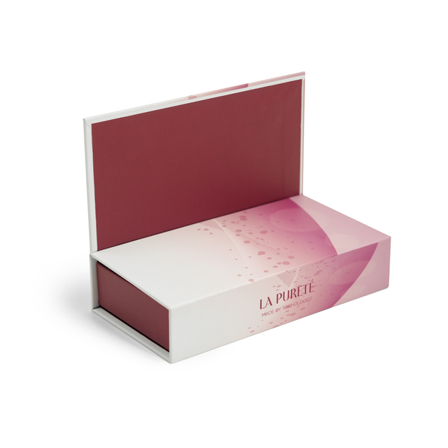 Pink White Eyebrow Oil Cosmetic Packaging Box