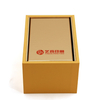 Custom Luxury Flip-Top Perfume Gift Box With Gold Insert