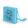 Custom Magnetic Closure Sushi Takeaway Gift Box With Integrated Ribbon Carry Handles