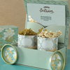 Custom Magnetic Rigid Gift Box with Card Slot & 2 Tin Inserts for Nuts