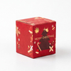 Square Tuck Top Christmas Treat Packaging Box for Cookies & Candy