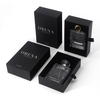 Matte Black Slide Drawer Rigid Perfume Box with Custom EVA Insert