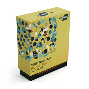 Custom Printed Slide Out Drawer Rigid Box for Honey Sachet Gift Set