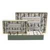 Custom Magnetic Rigid Tea Gift Box with Gold Foil Edge for Tea Tins