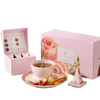 Custom Logo Rigid Flip Top Tea & Ceramic Mug Gift Set Box