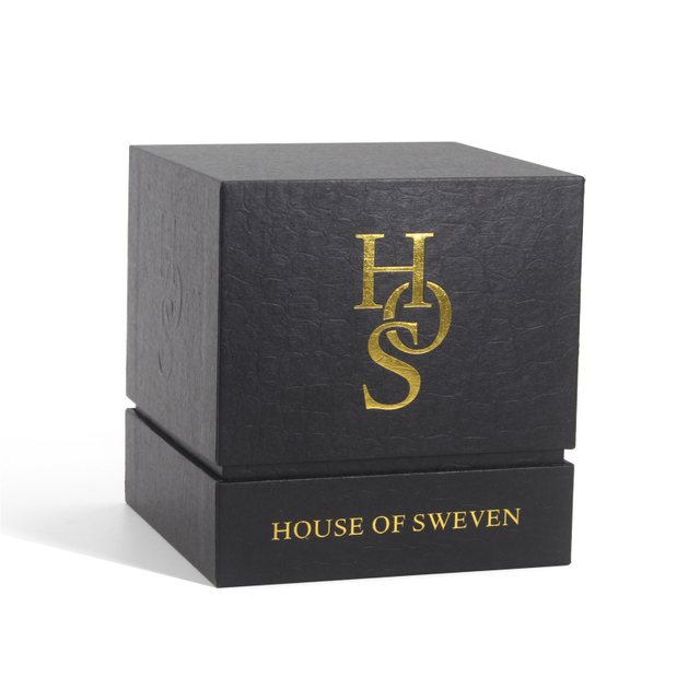 Embossed Crocodile Grain Two-Piece Rigid Candle Box