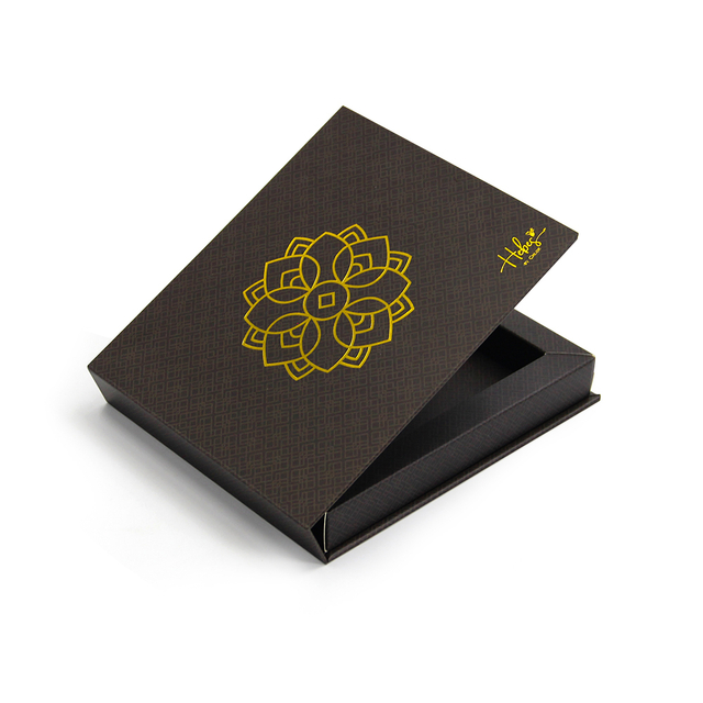 Luxury Gold Foil Bracelet Gift Box with Magnetic Closure