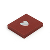 Holographic Logo Magnetic Flip Rigid Jewelry Gift Box for Rings