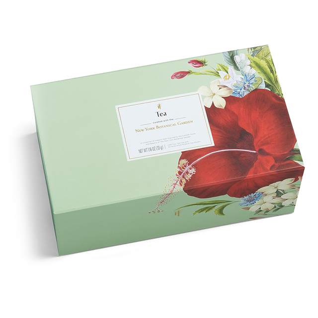 Custom Logo Rigid Flip Top Tea & Ceramic Mug Gift Set Box