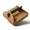 Custom Full Color Printed E-Flute Corrugated Foldable Pizza Takeaway Box
