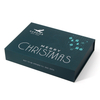Custom Dark Green Fold Flat Magnetic Christmas Rigid Gift Box