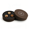 Round Rigid Chocolate Gift Box with Custom Logo