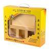 Custom Gable Top Foldable Honey Gift Box With Clear Window & Carry Handle