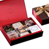 Custom Rigid Cookie Gift Box with Ribbon Bow & Printed Inner Lid