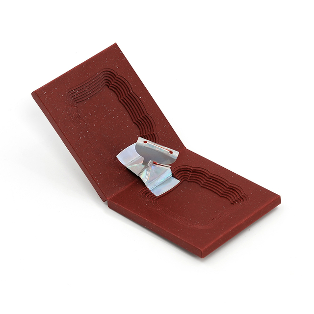 Holographic Logo Magnetic Flip Rigid Jewelry Gift Box for Rings