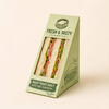 Triangle Sandwich Paper Box with Clear PVC Window