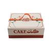 Custom Rigid Cake Packaging Box With PU Leather Handle