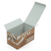 Custom Printed Kraft Tuck Top Foldable Organic Cookie Shipping Box