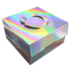 Holographic Iridescent Die Cut Heart Handle Square Cake Packaging Box Wholesale