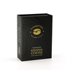 Black Multi-Fold Rigid Coffee Gift Box Gold Foil Logo for Panama Geisha Coffee