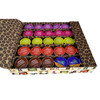 Custom Flip-Lid Coffee Capsule Storage Box 25-Slot Coffee Bean Print
