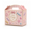 Custom Pink Cartoon Candy Gable Handle Gift Box for Sweet Treats