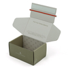 Custom Printed Corrugated Mailer Box With Tamper Evident Tear Strip for Gummy Supplement Shipping