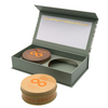 Custom Magnetic Rigid Tea Gift Box with Gold Foil Edge for Tea Tins