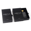 Matte Black Slide Drawer Rigid Perfume Box with Custom EVA Insert