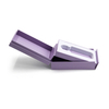 Flip Rigid Perfume Box with Silver Foil Logo