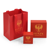 Slide Drawer Jewelry Box with Matching Paper Tote Bag
