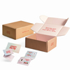 Tear Strip Easy-Open Foldable Shipping Mailer Box for Apparel & Cosmetic E-Commerce