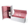 Creative Foldable Multi Panel Wine Gift Box With Pop Up Bottle Holder