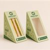Triangle Sandwich Paper Box with Clear PVC Window