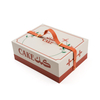 Custom Rigid Cake Packaging Box With PU Leather Handle