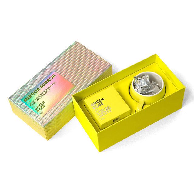 Custom Slide Out Drawer Rigid Tea Box for Loose Leaf Tea Sachets