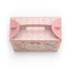 Custom Pink Cartoon Candy Gable Handle Gift Box for Sweet Treats