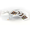 3-Tier Rotating Flip Magnetic Rigid Chocolate Gift Box with Divider Inserts