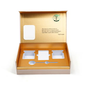 Custom Magnetic Flip‑Lid Honey Gift Box With Display Window & Custom Paper Insert