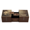 Brown Double Swing Door Rigid Men’s Perfume Box