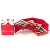 3-Tier Rotating Flip Magnetic Rigid Chocolate Gift Box with Divider Inserts