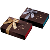 Custom Rigid Cookie Gift Box with Ribbon Bow & Printed Inner Lid