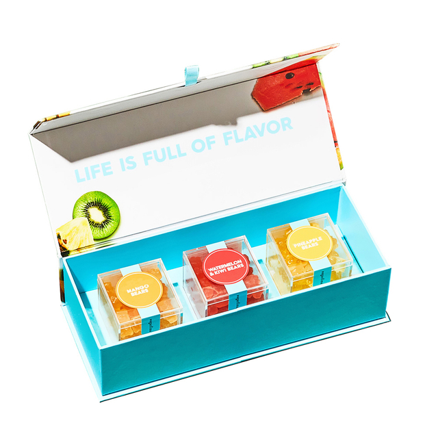 Custom Print Magnetic Flip Candy Gift Box